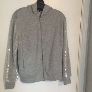 BCBGMaxazria zip up hoodie